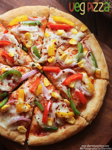 Veg Pizza available at Aaron Spectra through DeskDrop