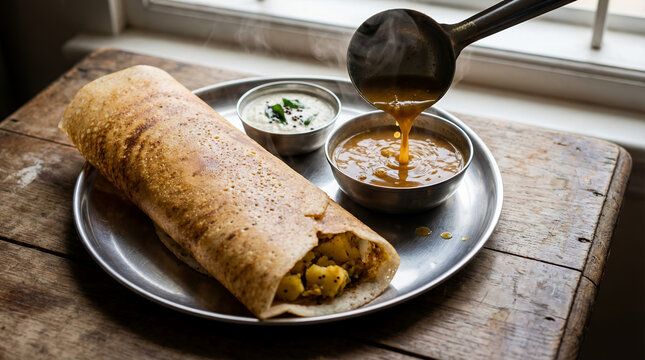 Masala Dosa available at Rk Prime through DeskDrop