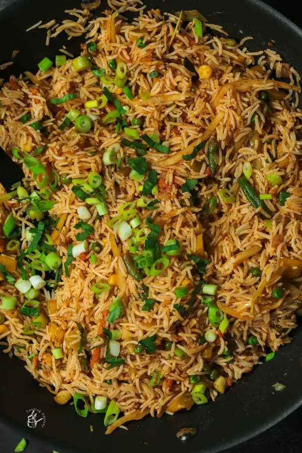 Schezwan Fried Rice available at The Ridge through DeskDrop