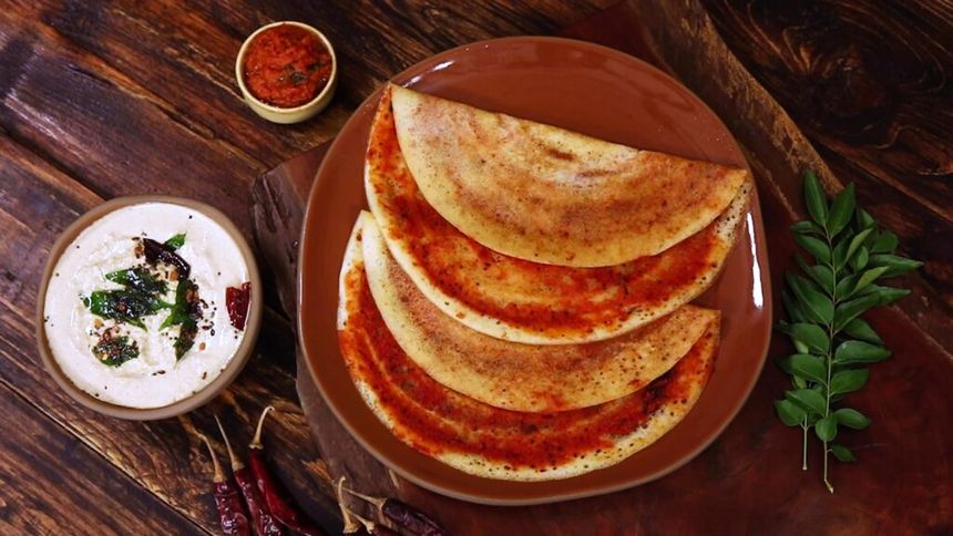 Garlic Dosa available at Rk Prime through DeskDrop