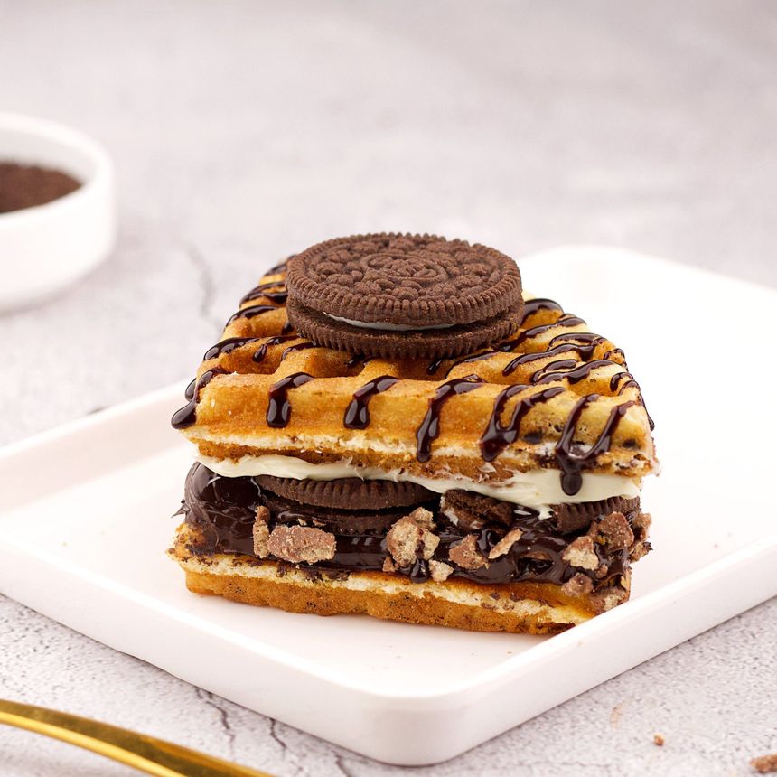 Oreo & KitKat Waffle available at Krish Cubical through DeskDrop