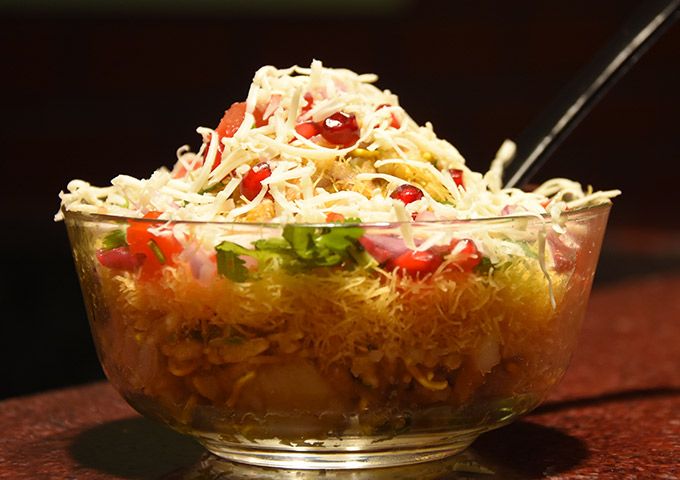 Cheese Bhel available at Shivarth The Ace through DeskDrop