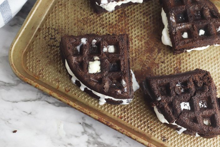 Chocolate Brownie Waffle available at Krish Cubical through DeskDrop