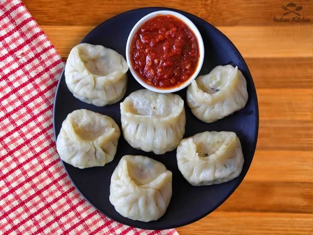 Steam Paneer Momos available at Aaron Spectra through DeskDrop