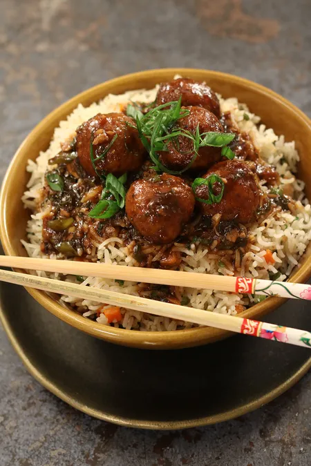 Manchurian Fried Rice available at The Ridge through DeskDrop