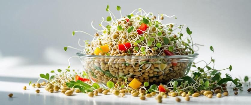 Power Sprouts Salad available at Ganesh glory through DeskDrop