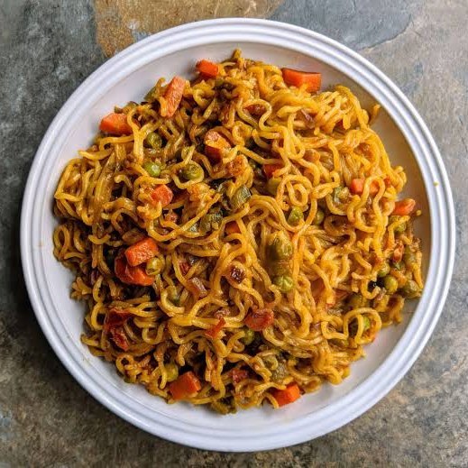Veg masala maggi available at Time Square through DeskDrop