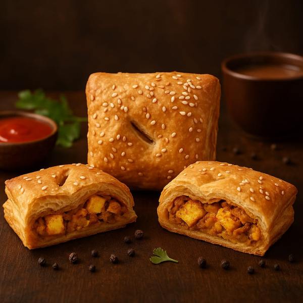 Paneer Puff available at Shivarth The Ace through DeskDrop