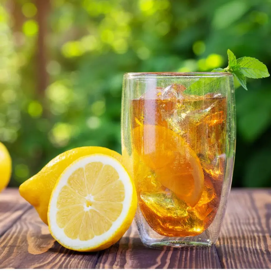 Lemon Ice Tea available at Aaron Spectra through DeskDrop