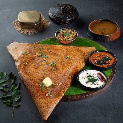 Ghee Masala Dosa available at Rk Prime through DeskDrop