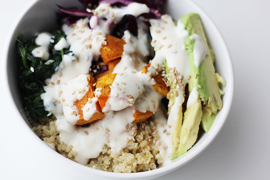 Creamy Karma Rice Bowl available at Demo through DeskDrop