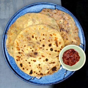 Mix Veg. Paratha - 1 Pc. available at The Ridge through DeskDrop