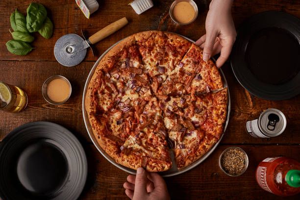 Hot Spicy Pizza available at Apm mall through DeskDrop