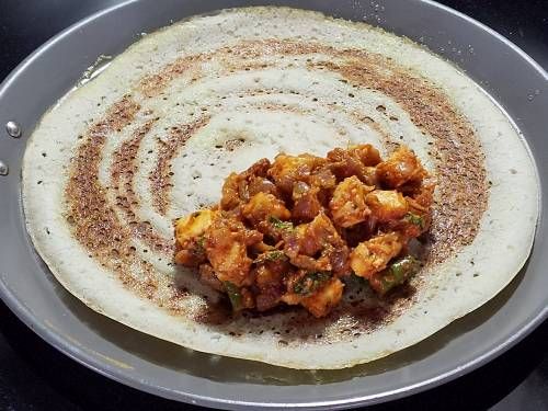 Ragi Paneer Dosa available at Ganesh glory through DeskDrop