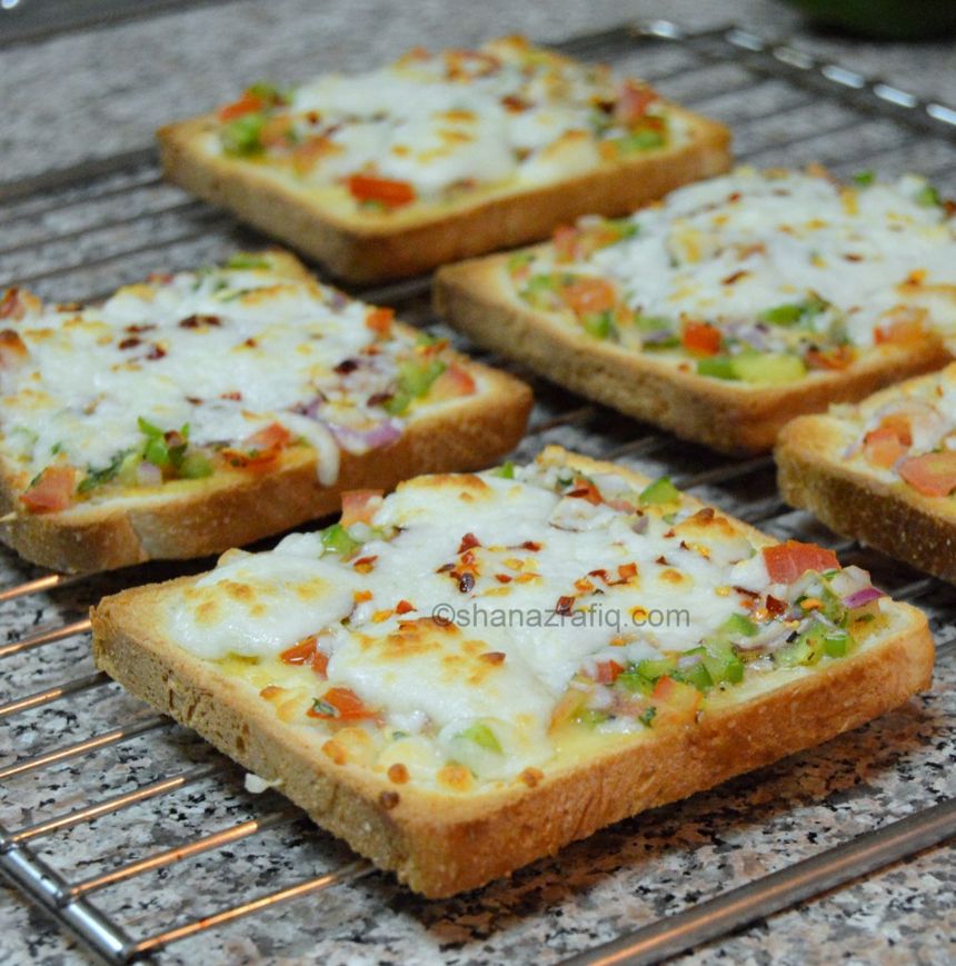 Jam Cheese Vegetable Toast available at Rk Iconic through DeskDrop