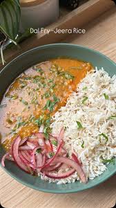 Dal Fry - Jeera Rice available at Rk Prime through DeskDrop