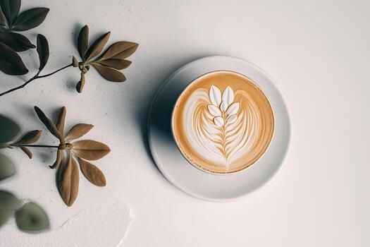 Flat White available at Money plant High Street through DeskDrop