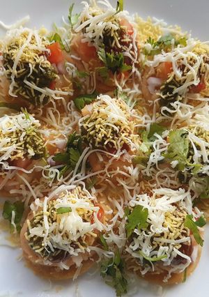 Cheese Sev Puri available at The Ridge through DeskDrop