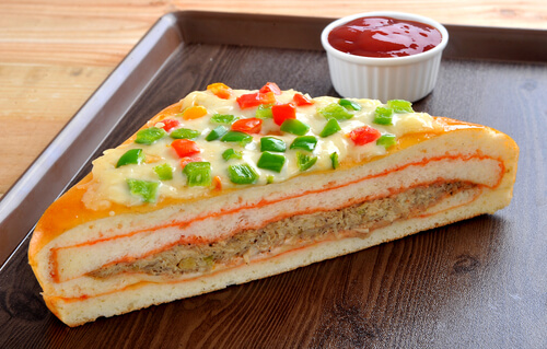 Special Pizza Sandwich available at Krish Cubical through DeskDrop