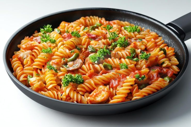 Veg. Pasta available at Grace Business Park through DeskDrop