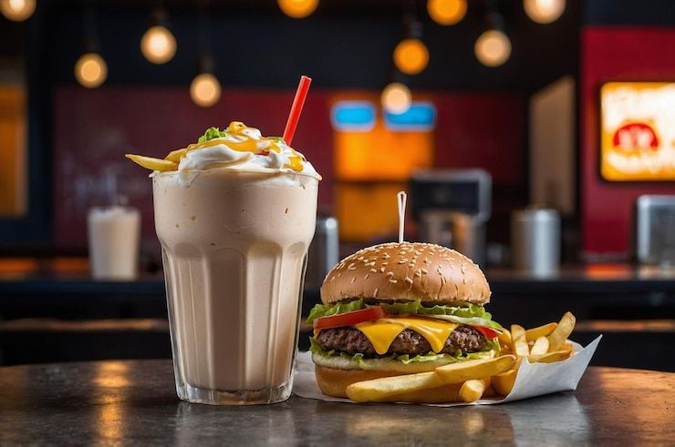 Burger/Cold Coffee available at Krish Cubical through DeskDrop