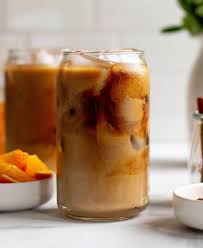 Orange Cold Coffee available at Novem Square through DeskDrop
