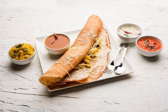 Garlic Masala Dosa available at Rk Prime through DeskDrop