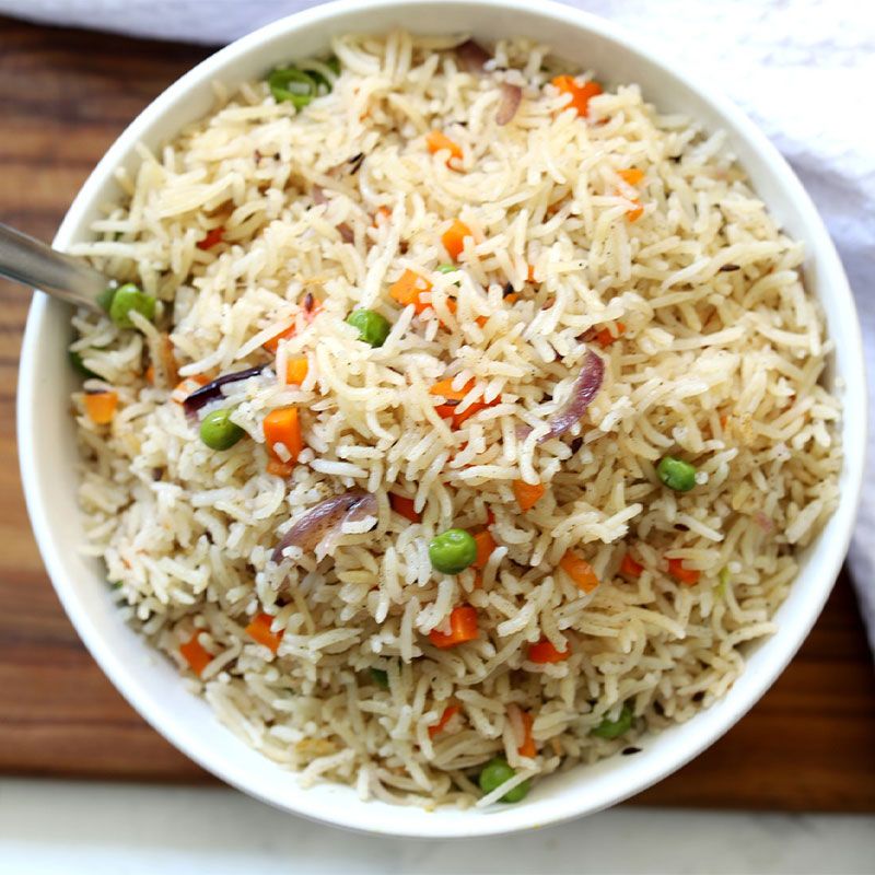 Veg. Butter Pulao available at Aaron Spectra through DeskDrop