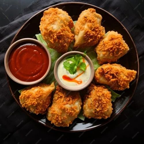 Veg Kurkure Momos available at Corporate Levels through DeskDrop