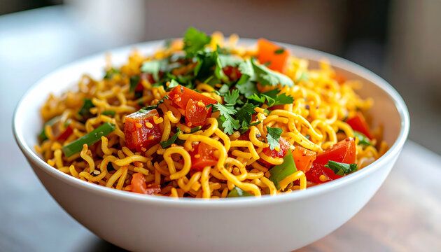 Veg Maggi available at Money plant High Street through DeskDrop