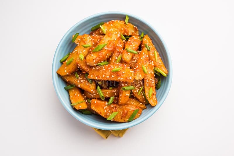 Honey Potato Chilly available at Grace Business Park through DeskDrop