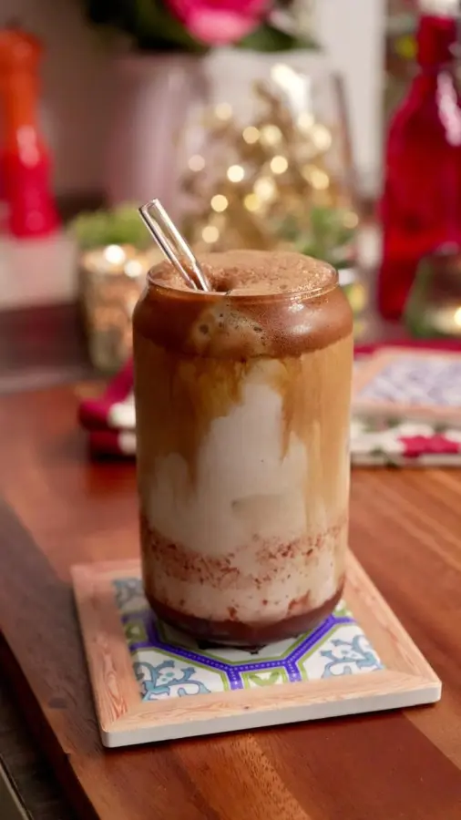 Hazelnut Cold Coffee available at Ganesh glory through DeskDrop