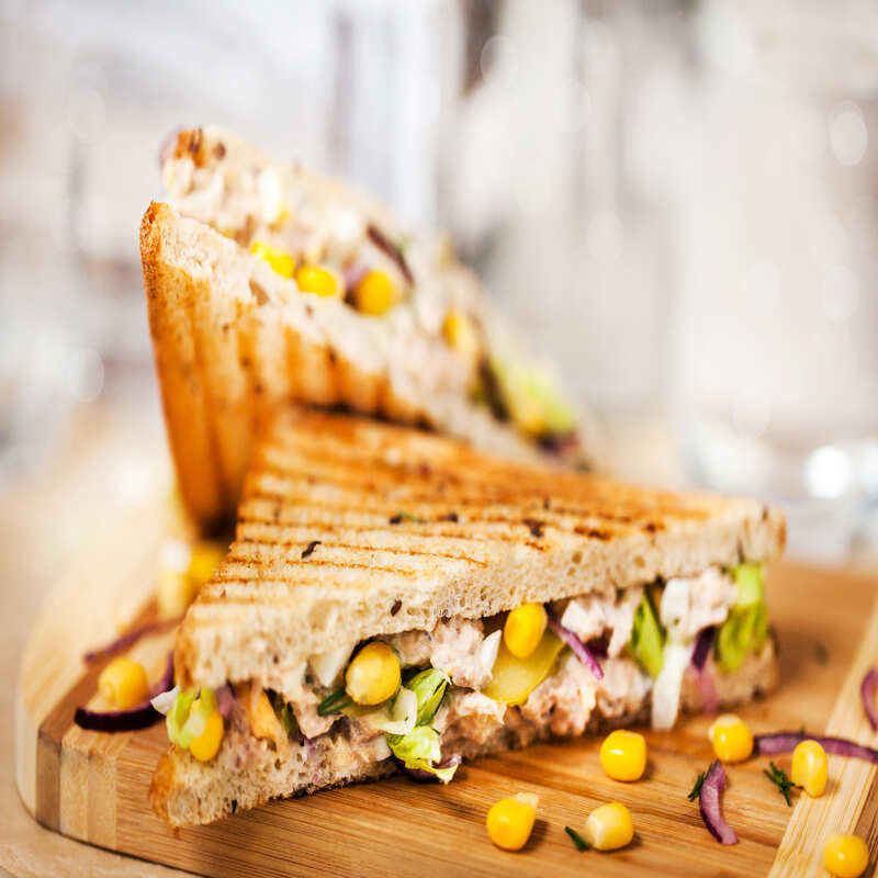 Cheese Corn Sandwich available at Aaron Spectra through DeskDrop