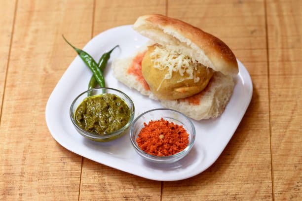 Mexican Vada Pav available at The Ridge through DeskDrop
