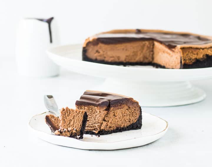 Triple Chocolate Cup Cheesecake available at Money plant High Street through DeskDrop