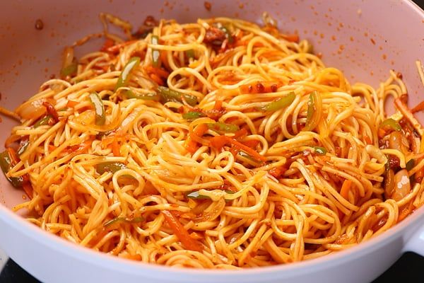 Schezwan Noodles available at The Ridge through DeskDrop