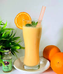 Orange Milk Shake available at Novem Square through DeskDrop