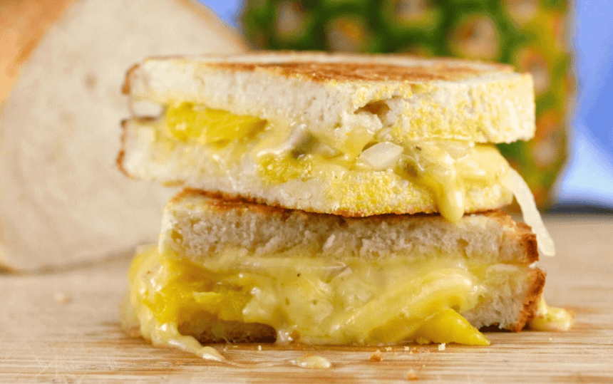 Cheese Pineapple Toast Sandwich available at Rk Iconic through DeskDrop