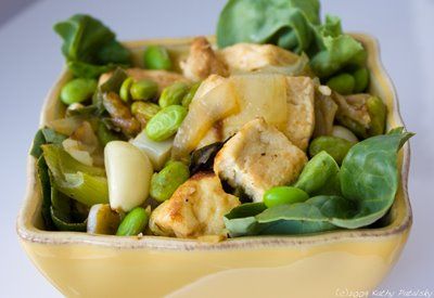 Tofu Zen Salad available at Demo through DeskDrop