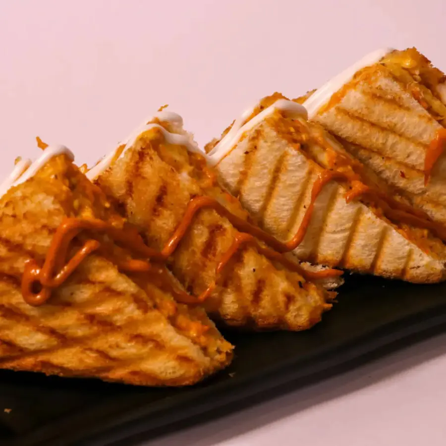 Schezwan Sandwich available at Krish Cubical through DeskDrop