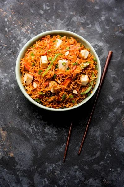 Paneer Schezwan Rice available at Grace Business Park through DeskDrop