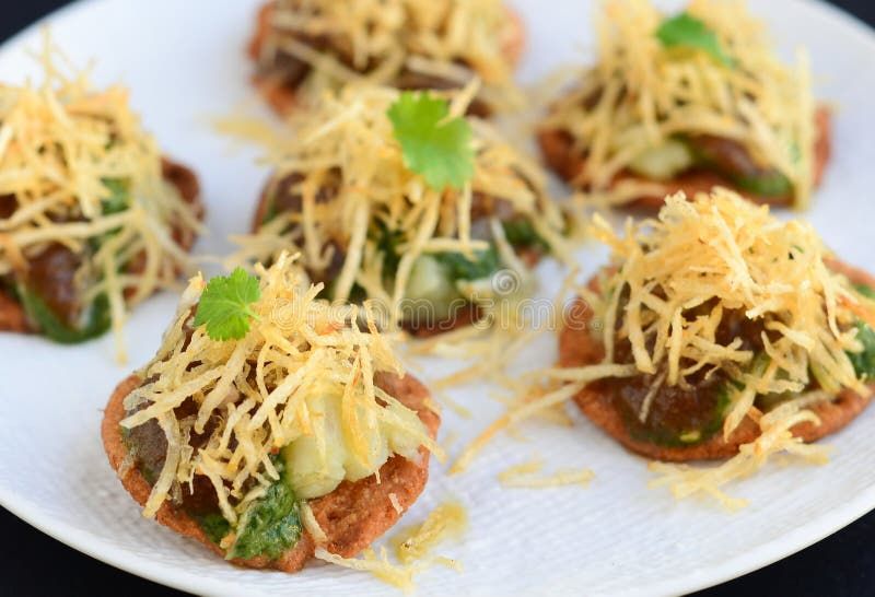 Sev Puri available at Apm mall through DeskDrop