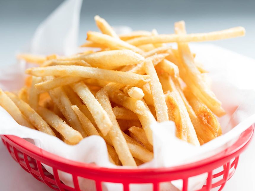 French Fries available at Aaron Spectra through DeskDrop