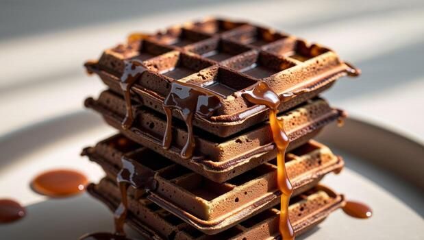Chocolate Waffle available at Krish Cubical through DeskDrop