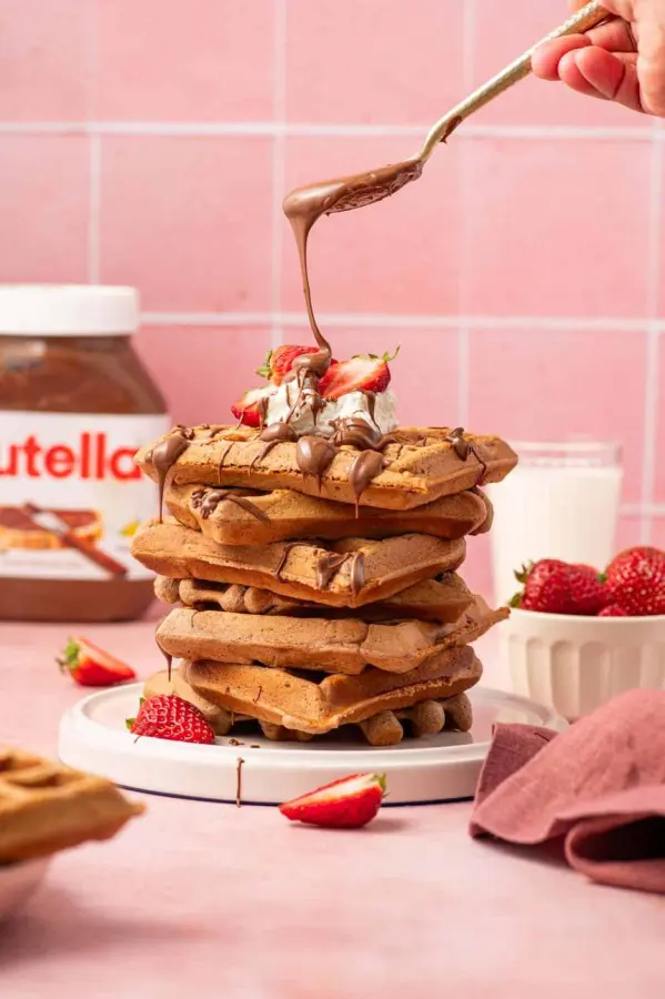 Nutella Waffle available at Krish Cubical through DeskDrop