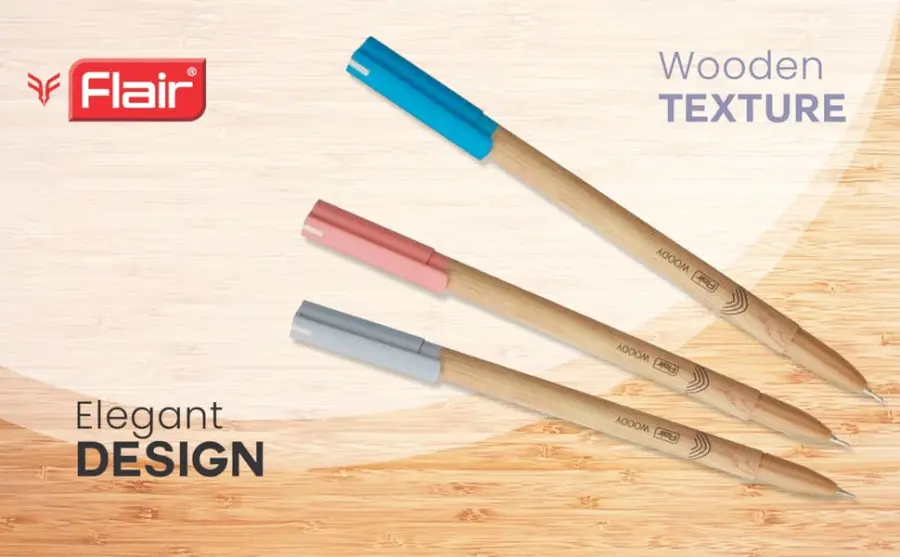FLAIR WOODY BALL PEN available at Rk Iconic through DeskDrop