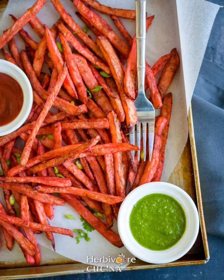 Tandoori Fries available at Aaron Spectra through DeskDrop