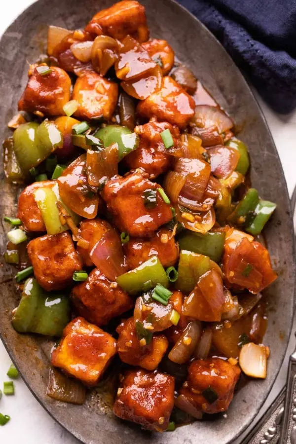 Paneer Chilly available at Grace Business Park through DeskDrop