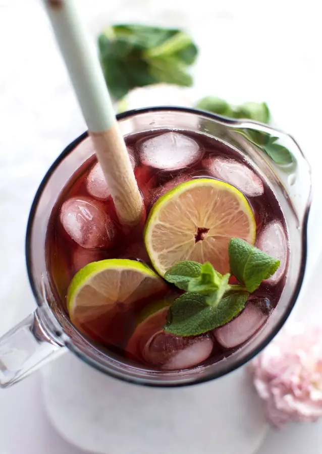 Blueberry Mint Ice Tea available at Ganesh glory through DeskDrop
