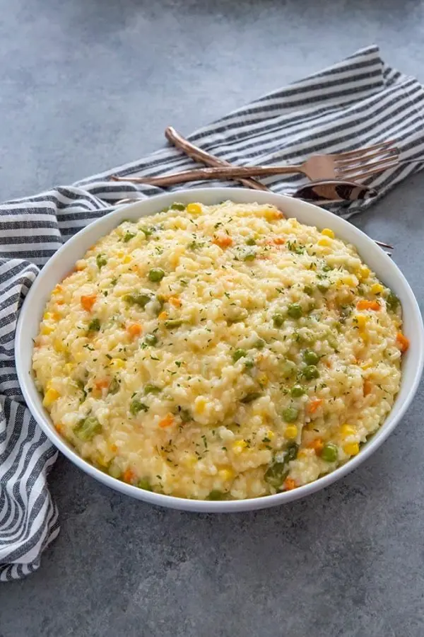 Cheesy Exotic Veg. Rice available at Ganesh glory through DeskDrop